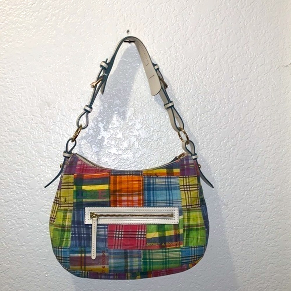 Dooney & Bourke plaid picnic ants shoulder bag - Picture 7 of 12